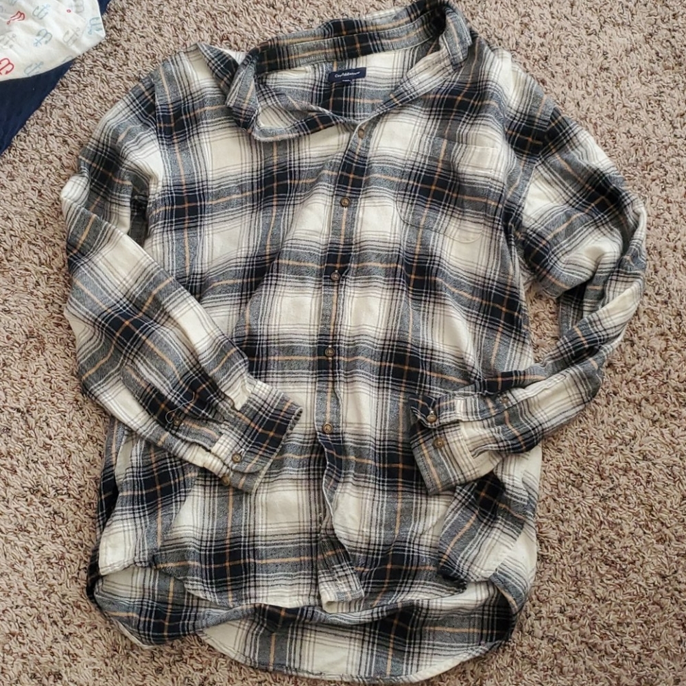 Button up flannel shirt
